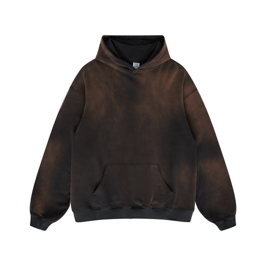Ombre Washed Effect Hoodie