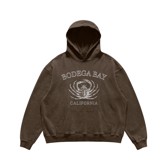 Bodega Bay California Crabbing Hoodie